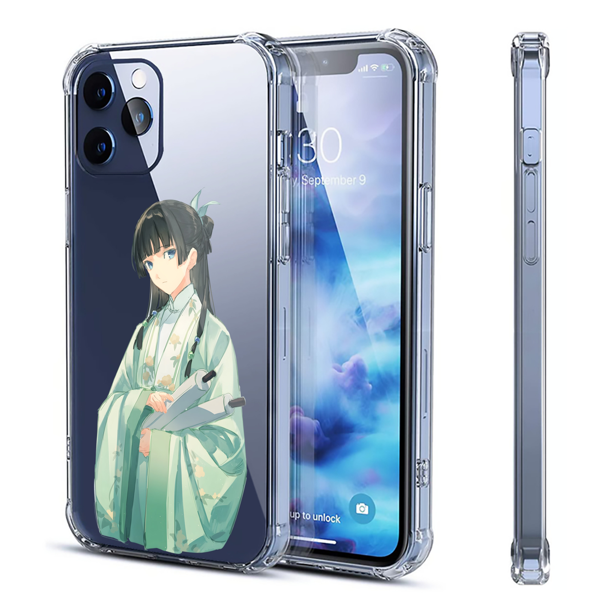 （画像用） 薬屋のひとりごと The Apothecary Diaries 【iPhone 12シリーズ対応】透明スマホケース（クリアソフトケース）